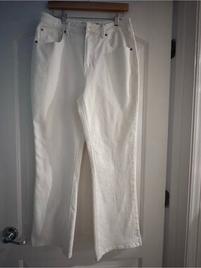 Gibson Latimer White Straight-Leg Women's Jeans